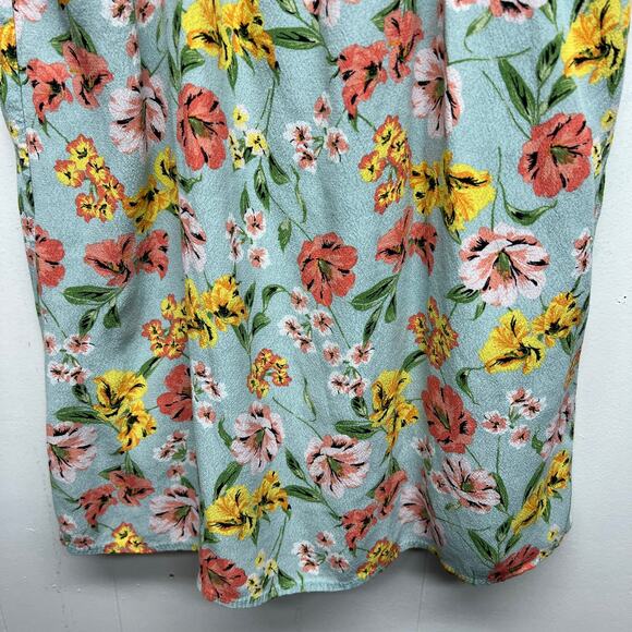 Everly Womens Mini Dress Medium Floral Fairy Cottagecore Romantic Coquette Beach - Picture 7 of 10